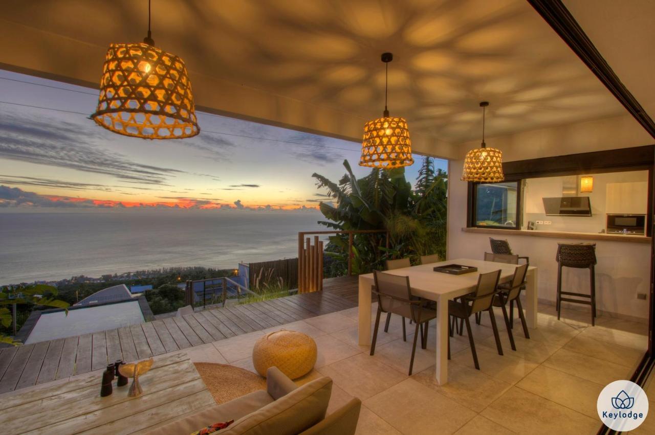 Villa Paloma 4 Etoiles Avec Piscine Et Vue Exceptionnelle Sur L'Ocean A Saint-Leu Eksteriør bilde